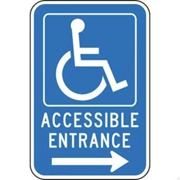 Accuform FEDERAL PARKING SIGN HANDICAP FRA236RA FRA236RA - main